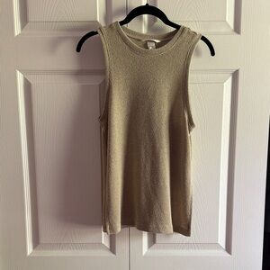 H&M Beige Sleeveless Tank Top